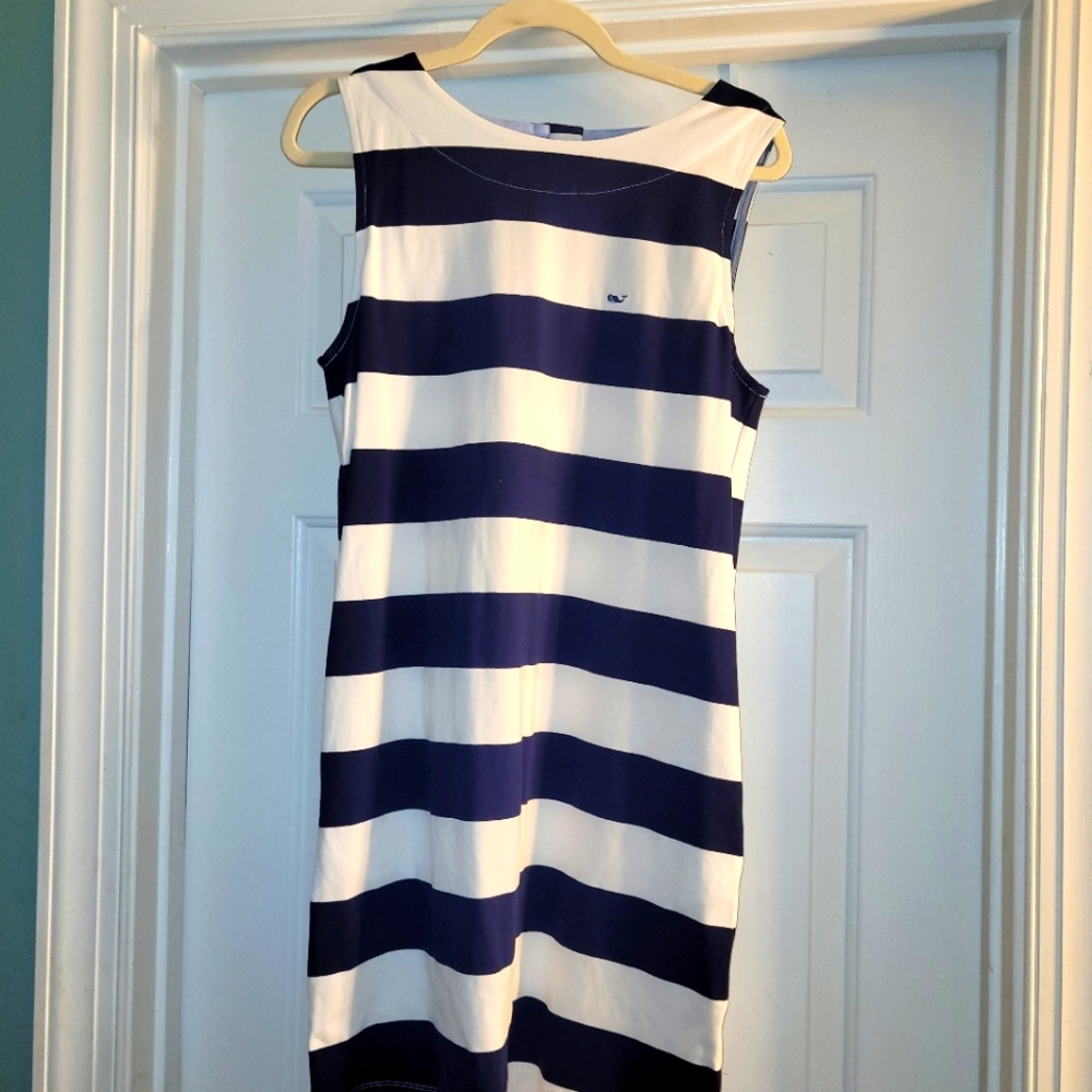 Blue and white stripe Vinyard vines target dress